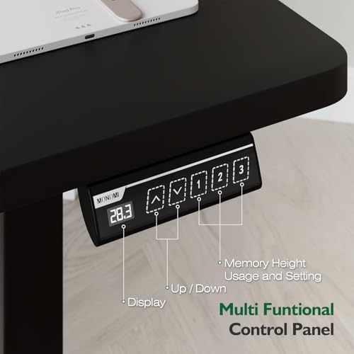Monomi 59" Electric Standing Desk,Adjustable Height Sit Stand Up Desk,Black - Image 6