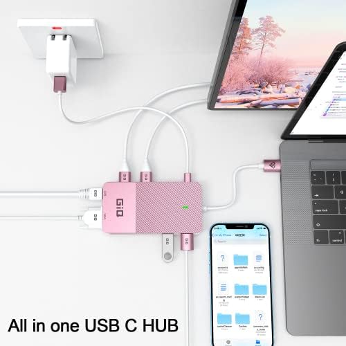 USB 3.0 Docking Station Dual Monitor,2*HDMI HUB Displaylink Dock for Laptop - Image 3