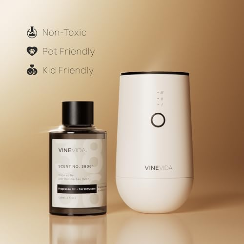 VINEVIDA [128 Fl Oz] Lemon Verbena Fragrance Oil for Cold Air Diffusers, Essential Oils for Diffuser Oil Refill & Air Freshener Room Spray - Image 4