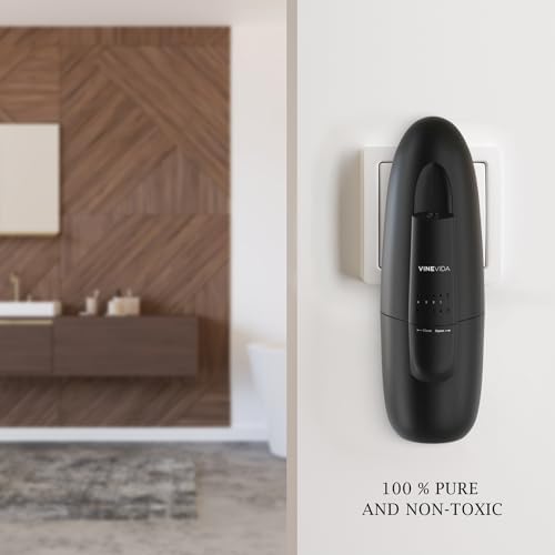 VINEVIDA Studio Plug in Waterless Diffuser and 3 Hotel Fragrance Oils - Diffuser for Home - Room Fragrance Air Diffuser [Black Scent Machine] - Image 6