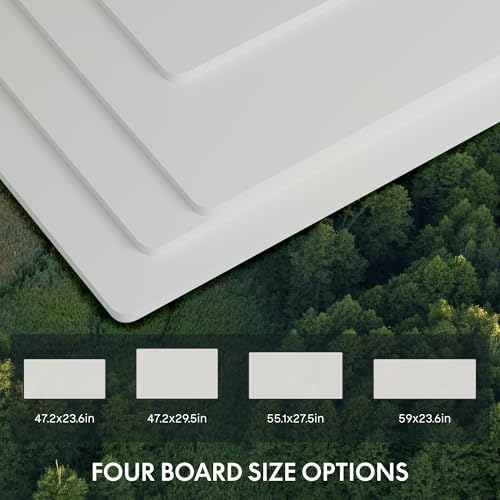 FLEXISPOT E6 3-Stage Dual Motor 60 x 24 Electric Standing Desk Sit Stand Up Desk, Holds 220 lbs, Adjustable Height w/Memory Presets, One-Piece White Desktop & White Frame, Ships in 2 Boxes - Image 6