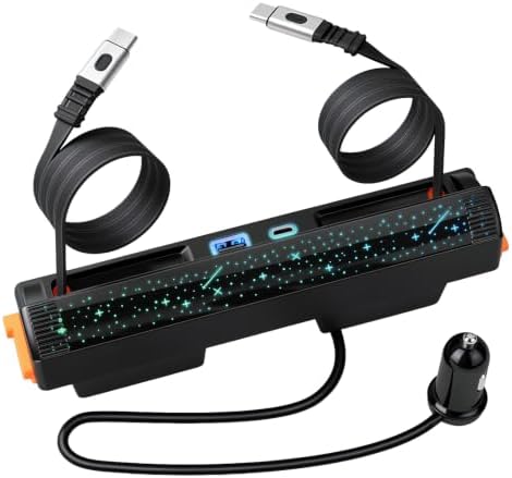 65W USB Hub Charger with RGB for Tesla Model Y Juniper & Model 3 Highland by Unknown