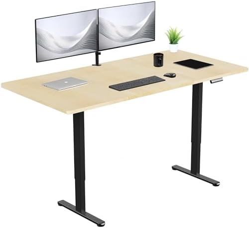 VIVO Light Wood 71 x 36 in Standing Desk, DESK-KIT-E2B7C-36 by VIVO