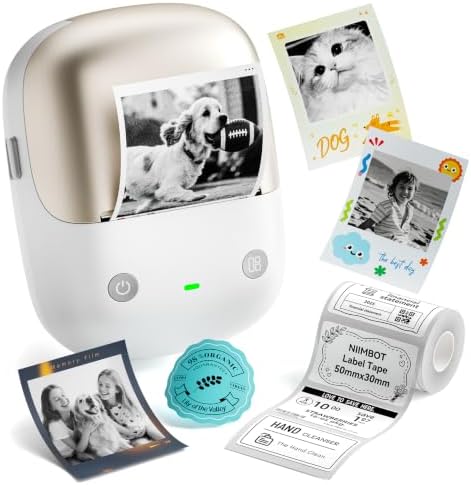 NIIMBOT B2 Pro Label Maker Machine with Tape, Supports Photo Printing, Gold by NIIMBOT%C2%AE