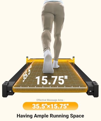 THERUN Double-Sided Walking Pad Treadmill with Incline, Easy-Flip 2-in-1 for Walking & Foot Massage, Quiet Under Desk Machine with Remote & LED Display for Home & Office Use - Image 7