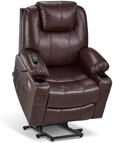 MCombo Power Lift Recliner Chair for Elderly, Heat and Massage 7040(Medium) by MCombo
