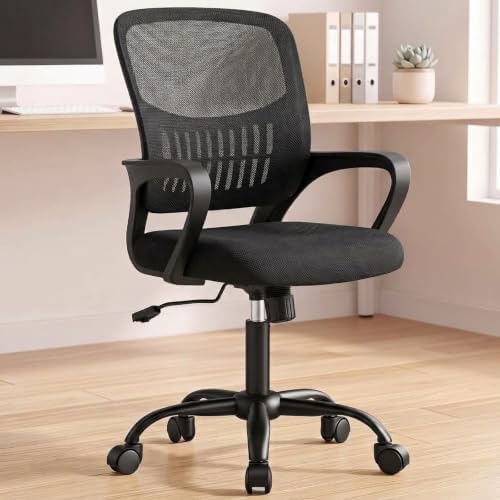 OLIXIS Ergonomic Office Desk Chair, Mid-Back Executive Computer Chair by OLIXIS