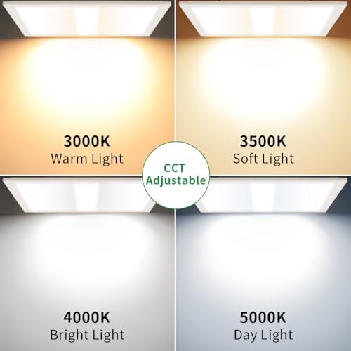 2x4 LED Troffer Light with Emergency Backup Battery, ETL 4PK - Image 4