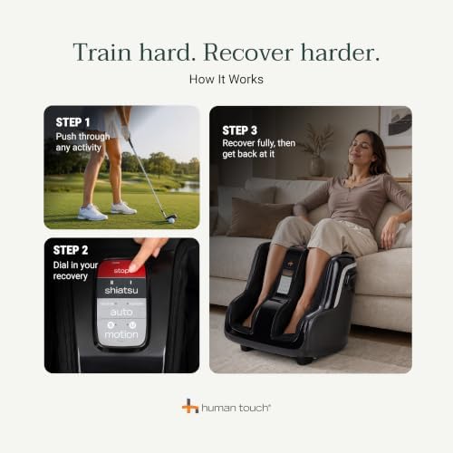 Human Touch Reflex5s Foot & Calf Massager Plantar Fasciitis - HSA Approved - Image 5