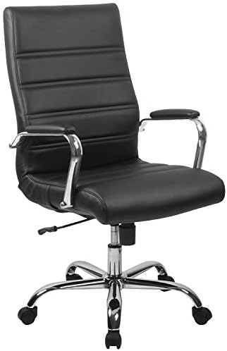 Flash Furniture High Back Office Chair - High Back LeatherSoft Executive Office Swivel Chair with Wheels by FlashFurniture