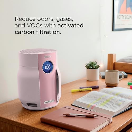 Shark BreatheClear Compact Pro Smart Air Purifier, HP062PK, Blush - Image 5