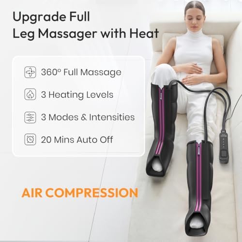 QUINEAR Heated Leg Compression Massager for Circulation, FSA-HSA - Image 2