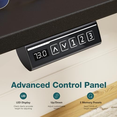 Sweetcrispy Electric Standing Desk, Computer Desk, 63x24 Inch - Image 5