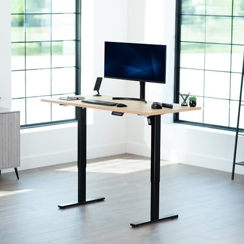 VIVO Light Wood 60 x 24 in Standing Desk, DESK-KIT-1B6C - Image 2
