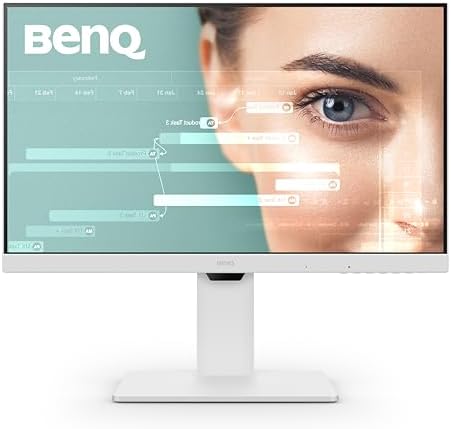 BenQ GW2786TC Office USB hub Monitor 27" 1080p | Coding Mode | IPS | Eye-Care Tech | Adaptive Brightness | Height Adjustable | White Monitor | Noice-Cancelling Mic | Daisy Chain | USB-C by BenQ