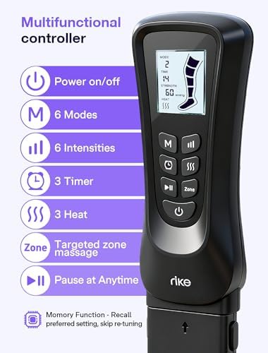RIKE Leg Compression Massager with Heat for Circulation and Pain Relief FSA - Image 3