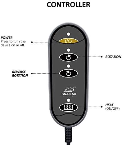 Snailax Shiatsu Foot and Back Massager with Heat - Kneading Feet Massager Machine with Heating Pad, Back Massage Cushion or Foot Warmer,Massagers for Back,Leg,Foot Pain Relief - Image 7