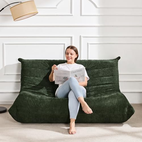 Hobestluk Large Bean Bag Chairs for Adults Fireside BeanBag Couch Togo Sofa - Image 3