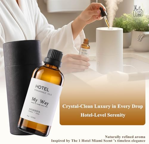 My Way Diffuser Oil Waterless Hotel Essential Oils for Diffusers for Home Inspired by The 1 Hotel Miami Scent - Premium Hotel Collection Diffuser Oil - 4 Fl Oz (Pack of 1) - Image 4