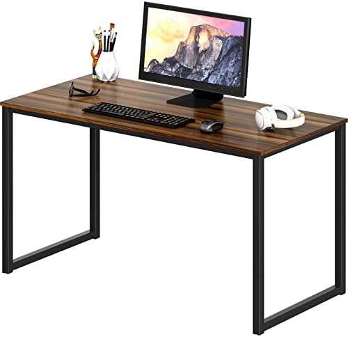 SHW Mission 40-Inch Home Office Computer Desk, Walnut by SHW