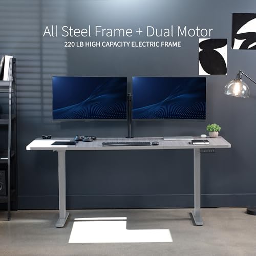 VIVO Dark Gray 71 x 30 in Standing Desk, DESK-KIT-E2G7G - Image 6