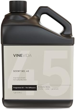 VINEVIDA [128 Fl Oz] Kentucky Bourbon Fragrance Oil for Cold Air Diffusers, Essential Oils for Diffuser Oil Refill & Air Freshener Room Spray by VINEVIDA
