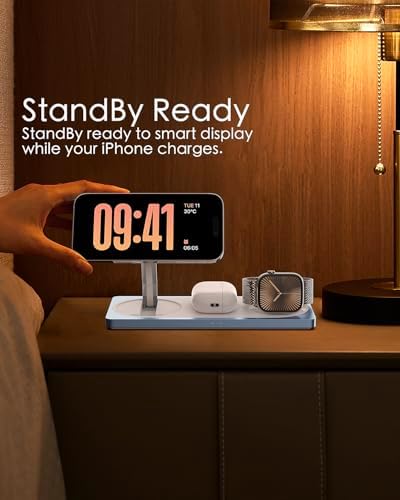 PETINO 3 in 1 Wireless Charging Station for Apple Devices with MagSafe - Image 6