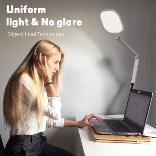 LitONES LED Desk Lamp for Home Office, Soft Edge-lit Design, Modern Style - Image 4