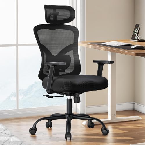 Marsail Ergonomic Office Chair with Lumbar Support and 2D Headrest by Marsail
