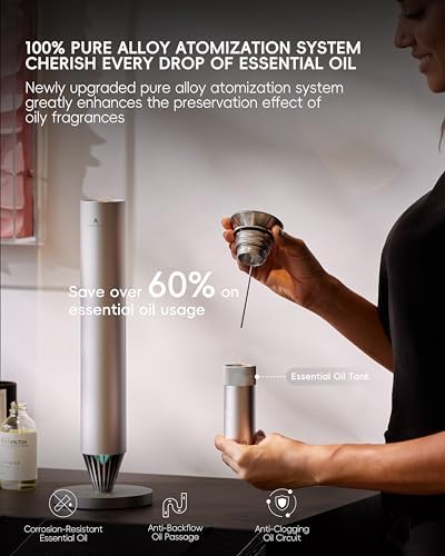 AROMASOUL Alloy Edition Scent Machine, Hotel‑Grade Waterless Diffuser - Image 4