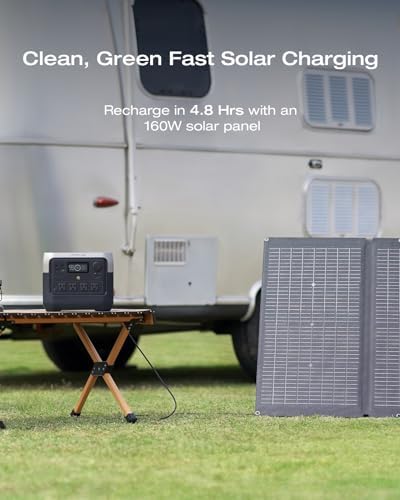 EF ECOFLOW Solar Generator RIVER 2 Pro & 160W Portable Solar Panel, 768Wh - Image 2