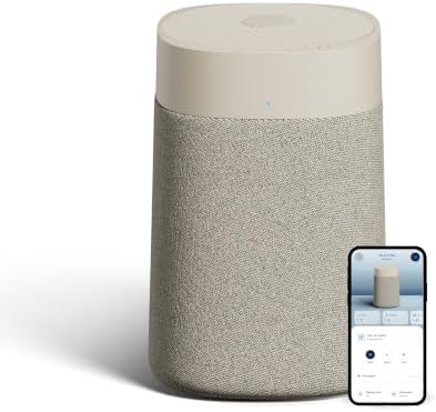 BLUEAIR Blue Pure 211i Max Smart Air Purifier for rooms up to 3,235 sq ft. HEPASilent filtration for pets, allergies, smoke & dust. WiFi, Auto Mode, quiet operation - Beige by Unknown