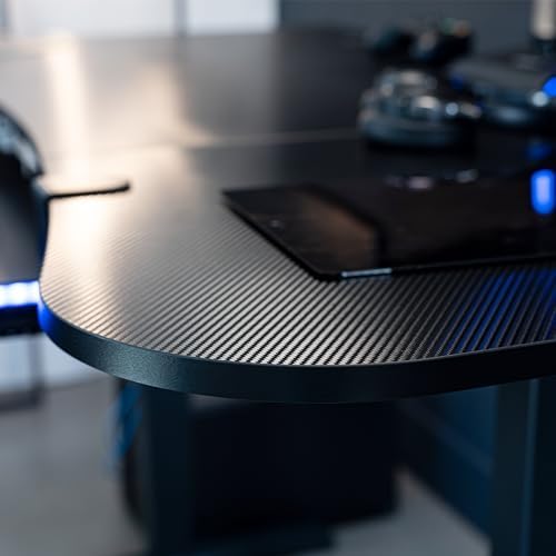 VIVO Black Carbon Fiber 63 x 32 in Standing Desk, DESK-KIT-2B1R - Image 5