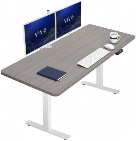 VIVO Dark Gray 60 x 24 in Standing Desk, DESK-KIT-1W6G by VIVO