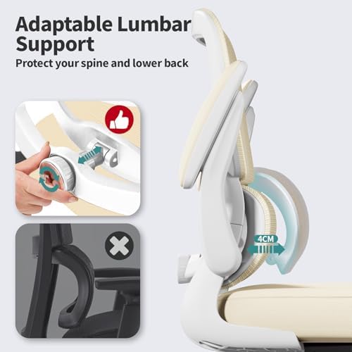 TRALT Office Chair Ergonomic Desk Chair - Gaming Chair with Lumbar Support - Image 4