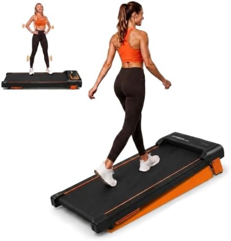 Walking Pad with Vibration Plate with 10% Incline，Under Desk Walking pad by Unknown