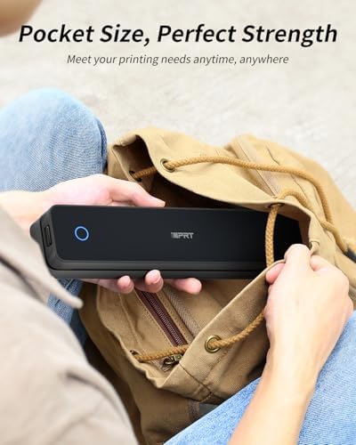 iDPRT Portable Thermal Printer, MT610 Pro Wireless for Travel, 300 DPI Bluetooth Inkless Printer Support 8.5" X 11" US Letter&A4&A5 Thermal Paper for Home, Compatible with iOS, Android, Laptop, Black - Image 4