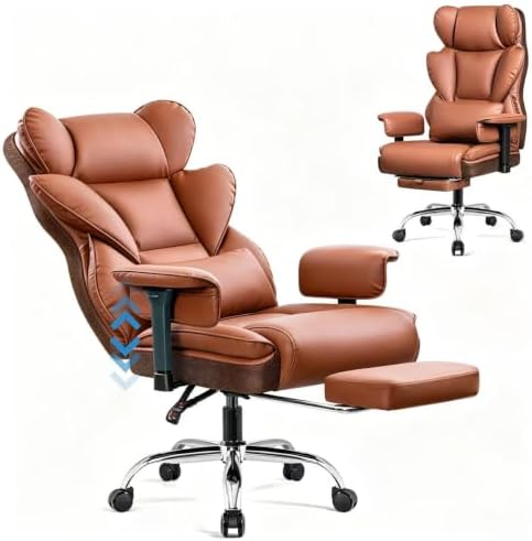 Big & Tall Office Chair 400 lbs, Gaming Chair 23.6" Wide Seat by StellaMia