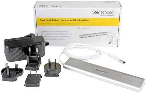 StarTech 7-Port USB-A Hub 5Gbps, Bus or Self-Powered with 20W (ST73007UA) - Image 7