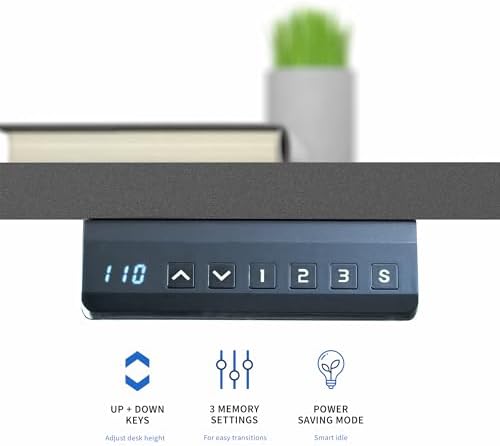 VIVO Dark Gray 71 x 36 in Standing Desk, DESK-KIT-E2B7G-36 - Image 5