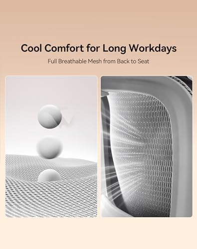 SIHOO B100 Mesh Office Chair, Comfy Ergonomic Office Chair - Image 6