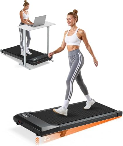MJWW Walking Pad, Auto Incline, 3.0HP, 300lb, Under-Desk, Remote LED by MJWW