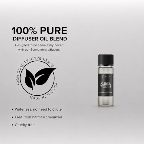 Scentiment Amber Woods Hotel Diffuser Oil -Fragrance Oil -0.68 fl oz(20 mL) - Image 4