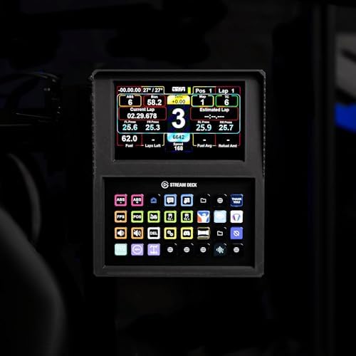 SimSport Gadget 6.8 Inch Touchscreen Combo for Stream Deck XL Sim Rig Accessories Aluminum Profile - Image 6