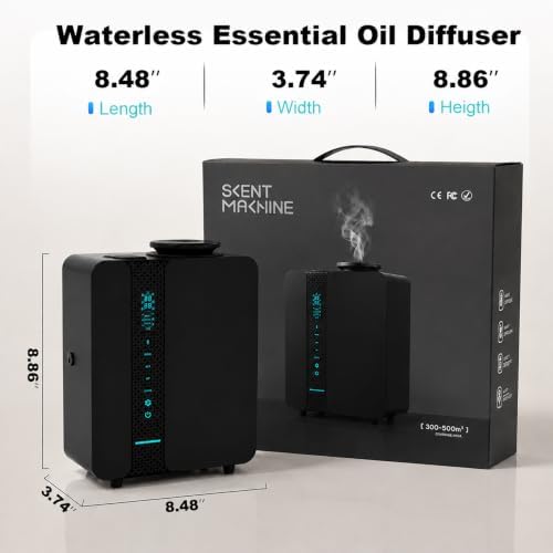 Waterless Essential Oil Diffuser,Smart HVAC Aromatherapy Scent Diffuser (M) - Image 3