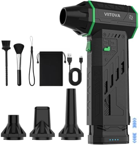 180,000 RPM Electric Compressed Air Duster, Cordless Mini Air Blower by Unknown