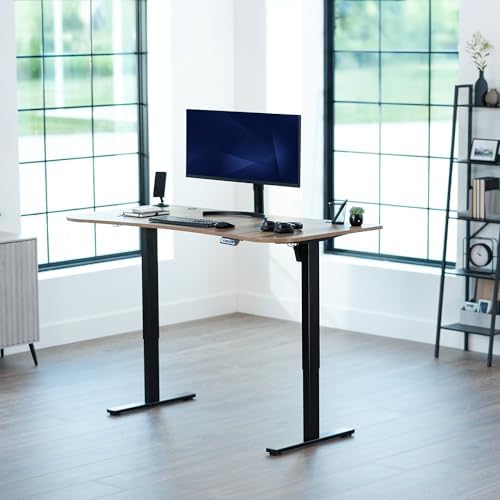 VIVO Reclaimed Wood 63 x 32 in Standing Desk, DESK-KIT-1B1P - Image 2