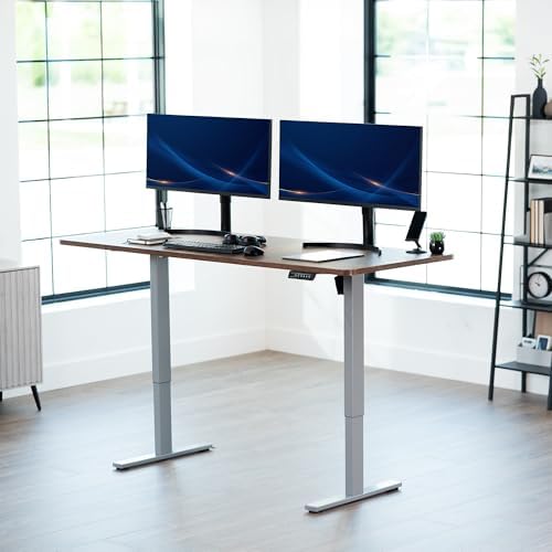 VIVO Rustic Vintage Brown 71 x 30 in Standing Desk, DESK-KIT-1G7N - Image 2