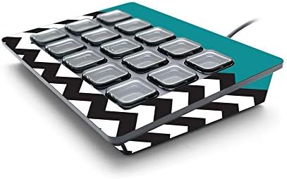 MightySkins Skin for Elgato Stream Deck - Teal Chevron | Protective, Durable, and Unique Vinyl Decal wrap Cover | Easy to Apply, Remove, and Change Styles | Made in The USA by MIGHTY+SKINS