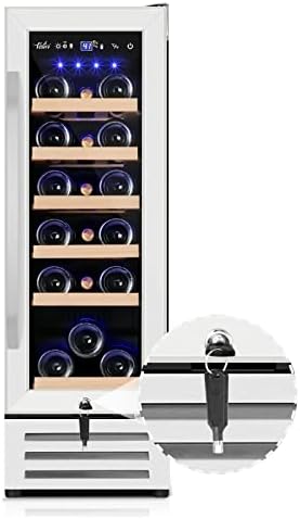 Velivi Mini Wine Fridge 18 Bottle Capacity,Built-in or Freestanding by Velivi